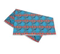 Hemobllo Tela Africana para Coser y Patchwork Estampado Africano Clásico Poliéster Duradero Tela Suave para Manualidades y Confección de Ropa Multiusos para Decoración y Proyectos