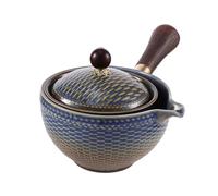 Hemobllo Tetera China de Cerámica Asa Lateral y Rotación de 360 Grados, Dispensador de Té Delicado Diseño Cómodo para Oficinas y Regalos