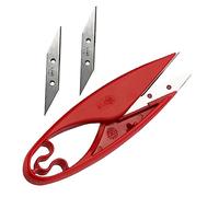 Hemobllo Tijeras Inoxidable para Cortar Tela Tijeras Pequeñas de Costura con Doble Filo Ligeras y Portátiles para Trabajo Manual y DIY