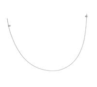 Hemobllo Tirador de Pestillo Ajustable Inoxidable para Puertas y Vallas de Madera Cable de Metros Instalación y Segura Compatible con Diferentes Tipos de y Cerraduras