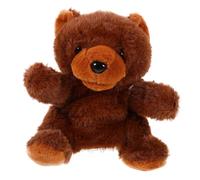 Hemobllo Títere De Mano De Oso De Peluche para Niños y Adultos, Tamaño Estándar, Material Suave, Muñeco Interactivo para Contar Historias y Juegos Educativos