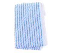 Hemobllo Toalla Exfoliante Corporal Larga para Ducha Suave y Resistente Limpia Eficazmente Espalda y Cuerpo Elimina Suciedad y Aceite para Uso Doméstico y Viajes Color Azul