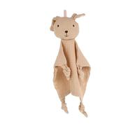 Hemobllo Toalla para Apaciguar al Ñiño Muñeco de Algodón Doble Capa Beige para Recién Nacidos Juguete Relajante y Seguro para Dormir y Acompañar Bebés Recién Nacidos 1 Unidad