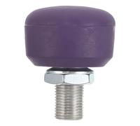 Hemobllo Tope de Freno para Patines de Cuatro Ruedas Tapón de Tope para Patines Goma y Metal Vástago Roscado 27mm Diámetro de Rosca 15,5mm Prácticas y Pista