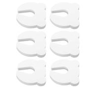 Hemobllo Tope de Seguridad para Puerta Infantil 6 Unidades Protector Antipinzamiento para Dedos Cierre Seguro sin Golpes Grosor 15 CM Diseño Oso Protección para Bebés Hogar