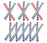 Hemobllo Trampas para Dedos de Bambú para Pájaros, Juguetes Masticables Divertidos para Buscar Comida, Relleno para Piñatas, Paquete de 24 Unidades, Accesorio Adecuado para Color Aleatorio