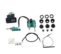 Hemobllo Ukulele Piezo Pickup Preamplificador con Ecualizador de Bandas Control de Graves y Agudos Volumen Jack de Salida Sistema Piezoeléctrico para Ukelele Acústico Negro