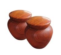 Hemobllo Urnas Pequeñas de Madera Hechas, Ligeras Pack de 2 Piezas para de y para Memorial