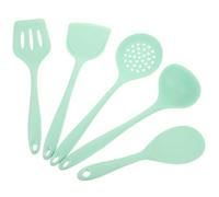 Hemobllo Utensilios Cocina Silicona Antiadherente con Espátula y Cuchara Resistentes al Calor para Hogar y Restauración