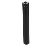 Hemobllo Varilla y Almacenamiento Fácil de Extensión Ajustable para Selfie Conector de Tornillo 1/4, Bastón Ligero de Aleación de Aluminio Negro para Uso Diario