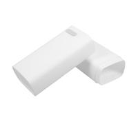 Hemobllo Vaso Cepillo Dientes Portátil Organizador Viaje con Tapa Desmontable para Cepillos y Pasta Dental Blanco Compacto y Resistente