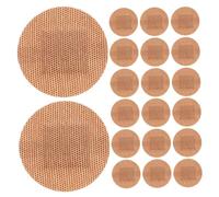 Hemobllo Vendajes Adhesivos Redondos para Dedos y Articulaciones 50 Pcs Transpirable Elástico Tela para Cuidado de Heridas Protección para Ampollas Uso Médico y Primeros Auxilios