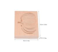 Hemobllo Wooden Pumpkin Cookie Biscuit Mold Embossing Stamp For Halloween Thanksgiving Christmas Baking Versatile Baking Tool Easy To Clean And Handle