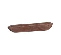 Hemobllo Wooden Snack Bowl Vintage Handmade Irregular Wood Tray For Fruit Serving And Decorative Display Unique Solid Wood Platter For Hotels And Home Dining Table Centerpiece