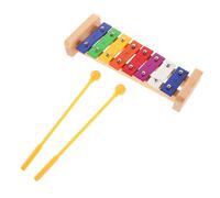 Hemobllo Xilófono de Madera para Notas Instrumento Montessori Percusión Desarrollo Cognitivo Juguete Educativo Seguro con Bordes Redondeados y Sonido Claro