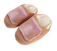 Hemobllo Zapatillas con Dedos Simulados Peludas para Mujer Cálidas y Divertidas para Casa Invierno Mamás Novias Fiestas de Halloween y Navidad