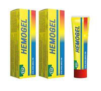 HEMOCALM Hemogel 50 ml | Gel tópico con activos naturales como Aloe Vera, Mentol y Castaño de Indias | Sensación de frescor y bienestar en la zona anal | Uso externo (50 ml (Paquete de 2))