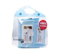 HEMOFARM Plus toallitas 60+20 - higiene anal, limpieza suave - Hemofarm Plus toallitas 60+20 FAES Farma
