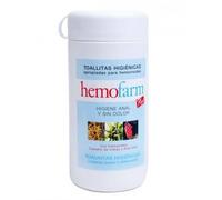 Hemofarm Plus Toallitas Bote 60 Unidades - Cuidado de las Hemorroides y Fisuras Anales