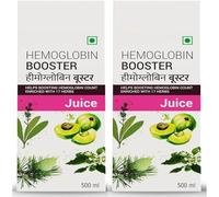 Hemoglobin Booster Juice - 500 ml (Pack of 2) | Helps to improve your Haemoglobin Count | Goodness Dev Daru, Kutki, Amla