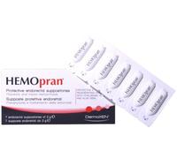 HEMOPRAN Supositorios para Tratamiento y Prevención Síntomas Hemorroidales. Ácido Hialurónico y Aloe Vera para Dolor y Picor. Apto para Embarazo y Lactancia. Protección Endorrectal. 7 unidades.