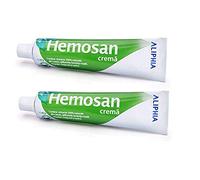 HEMOSAN 2 PACK - Picazón con crema de alivio rápido, fisuras anales, hemorroides, eccemas anales, prurito Ani - 100% ingredientes naturales Pilas de aceite - sin parabenos