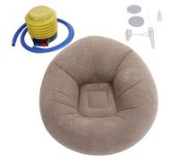 HEMOTON 1 Juego Asiento Inflable De PVC Cojín del Asiento Chair Sillas De Bolsa De Frijoles Silla Inflable Sofa Cojines Sofá De Aire Sofás y Sofás Inflables Pegamento