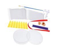 HEMOTON 1 Set Almohadilla De Tinta De Huella De Mano Marco De Bebé Marco De Fotos De Bebé Pequeños Pañuelo Accesorios Equipo De Impresión Nido Registro Para Asiento Juguete Paño