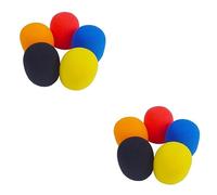 HEMOTON 10 Fundas De Repuesto Para Parabrisas De Micrófono Almohadillas Cómodas Para Micrófonos De Diadema Estándar.