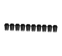 HEMOTON 10 Piezas Almohadillas Para Los Pies Del Tambor Piezas De Soporte De Caja Protector De Pie De Tambor Pies De Rack De Tambor Pad De Batería Almohadillas De Rack De Batería Caucho