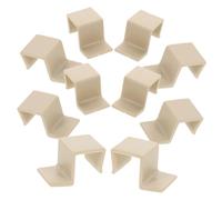 HEMOTON 10 Piezas De Hebilla De Placa De Cama Soporte De Cama Para Sujetadores De Riel De Cama Adaptador De Soportes De Marco De Cama