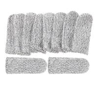 HEMOTON 10 piezas Mangas para Dedos Resistente Cortes Protector Anticorte para Cocina Trabajo Manual