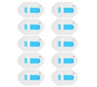 Hemoton 10 unids catéter de fijación de la pierna pegatinas de un solo tubo urinario soporte adhesivo almohadilla antideslizante bolsa de orina soporte dispositivo de estabilización para hombre