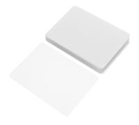 HEMOTON 100 Hojas Laminadas de Pvc Transparentes para Laminación Térmica, Película Protectora Duradera para Fotos, Tamaño 95x66 Mm, Alta Resistencia y Protección