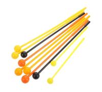 HEMOTON 10piezas Baquetas de Percusión para Xilófono Mazos de Golpe de Plástico Baquetas para Instrumentos de Percusión Uso Clases de Música y Ensayos de Batería