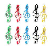 HEMOTON 10piezas Clips De Para Partituras Sostenedores De Rojo Azul Para De Ensayos