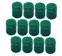 HEMOTON 12 Accesorios De Fieltro Para Saxofón Protector De Pilar De Fieltro Verde 8x11mm Piezas De Reparación Para Teclas De Saxofón Práctico y Duradero Adecuado Para Principiantes