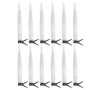 HEMOTON 12 Juegos Velas LED Cónicas para Árbol de Navidad sin Llama con Clips de Plástico y Línea de Pesca de 20 Metros para Decoración Festiva y Ambiente Acogedor Estilo Varios estilos