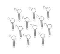 HEMOTON 12 Piezas Ganchos Puerta Jaula Acero Inoxidable para Conejos Pájaros Hamsters Accesorios para Cierres Seguros Jaulas de Mascotas