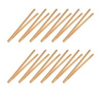 HEMOTON 12 Piezas Pinzas de Bambú para Herramientas Montessori para Desarrollar Habilidades para Actividades Educativas y Interactivos