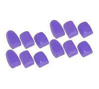 HEMOTON 12 Piezas teclado de saxofón Accesorios saxofón saxofón Botones de saxofón alto saxofón suministros cubierta de silicona para teclas laterales partes de saxo Púrpura