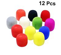 HEMOTON 12piezas Funda De Esponja Para Micrófono De Almohadillas De Protección Para Micrófonos Para Ktv y Hogar Colores Surtidos