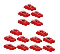 HEMOTON 15 Piezas recogida de tocadiscos vinilo gramofono disco vinil turntable lápiz de gramófono aguja del tocadiscos lápiz para tocadiscos accesorio de lápiz óptico aluminio rojo
