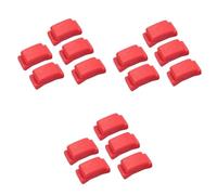 HEMOTON 15 Piezas Titular la púa Clip púa recogedor Abrazadera plectro Guitarra Elegir Clip Pasar a Buscar Rojo