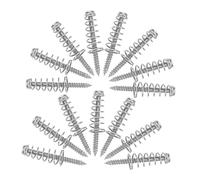 HEMOTON 15 Piezas Tornillos y Resortes para Pastillas Guitarra Rosca Ajustables para Montaje Estable Compatibles con Múltiples Modelos y de Sonido Clara