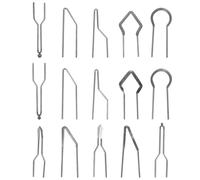 HEMOTON 15piezas Kit de Puntas para Pirograbado Madera Repuestos de Nibs Metálicos Resistentes para Quemar Accesorios Duraderos para Pirografía Precisa y Calabazas Estilo Varios estilos