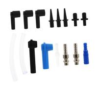 HEMOTON 16 Piezas Kit para Cambio Rápido de Líquido de Frenos con Bomba y Conectores de Aire para Coche Herramienta Duradera y Práctica para Purgado