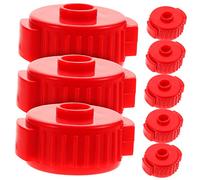 HEMOTON 16 Piezas Tapa liberación rápida platillos alfombra tambor tuercas platillo liberación rápida fija tornillos drum kit rodillos accesorios platillos carga rápida