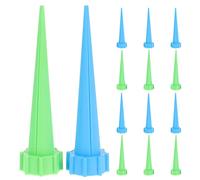 Hemoton 16 Unidades de Plantas de Interior, Pinchos de riego, riego automático para Botellas, Vacaciones, de riego, macetas, Plantas, Flores, Ayuda de riego, Color Aleatorio, sin Botellas