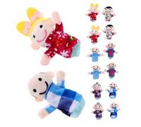 HEMOTON 18 De Dedo Familiares Juguetes De Mano De Peluche De Dedo para De rol De Mano para La Hora del Cuento